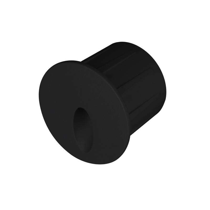 Aplique de Parede SLIGHTING AQUILA  Redondo Preto 3W Luz Quente (3000K) IP65