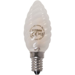 Lâmpada LED LUXRAM E14 Vela Torcida 4W Luz Quente (2700K)