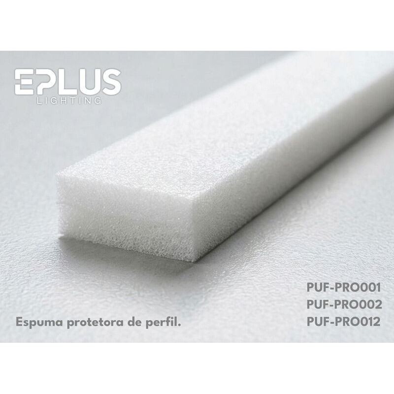 Espuma Protetora p/ Perfil de Alumínio de Encastrar em Gesso (Ref:PRO012) 2M EPLUS
