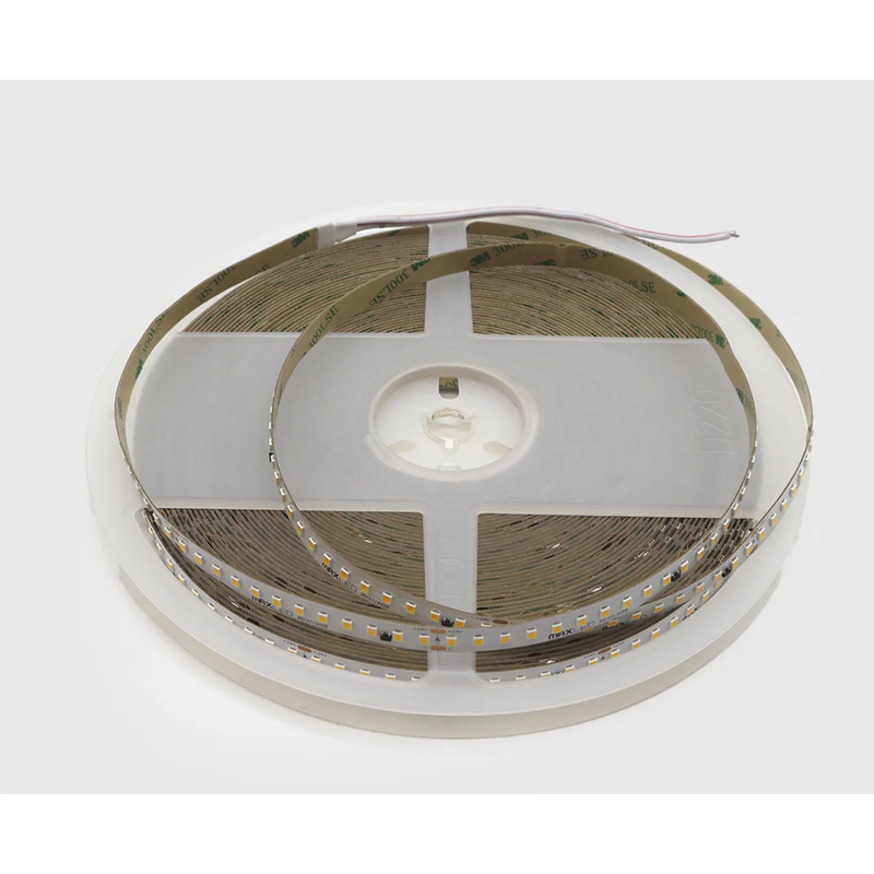Fita LED 20M S/ Queda de Intensidade MAXLED 24V 12W/m 144x SMD 2835 IP20 Luz Quente (3000K)