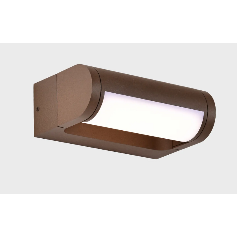 Aplique de Parede Corten MAXLED 12W Luz Quente 3000K IP65