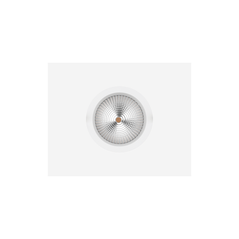 Downlight LED ARON BRIL 30W Redondo Branco Luz Quente (3000K) 60º IP54