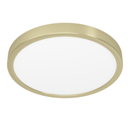 Painel LED EGLO Fueva 5 20.5W Redondo Dourado Luz Quente (3000K) IP20