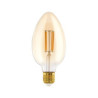 Lâmpada EGLO Vintage LED E27 B80 4.5W Luz Quente (2200K)