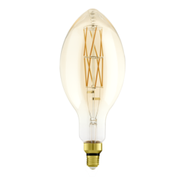 Lâmpada EGLO Vintage LED E27 E140 8W Luz Quente (2100K)
