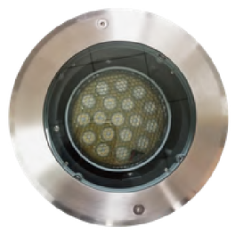 Uplight LED LED7 Redondo Inox IP65 18W Luz Natural (4000K)