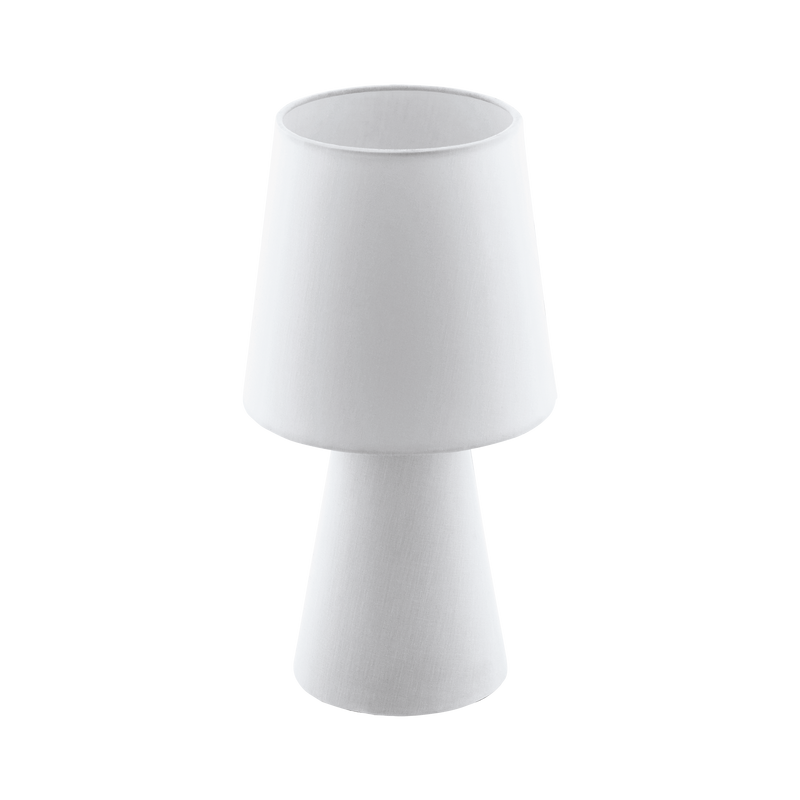 Candeeiro de Mesa EGLO Carpara Branco 2x E14