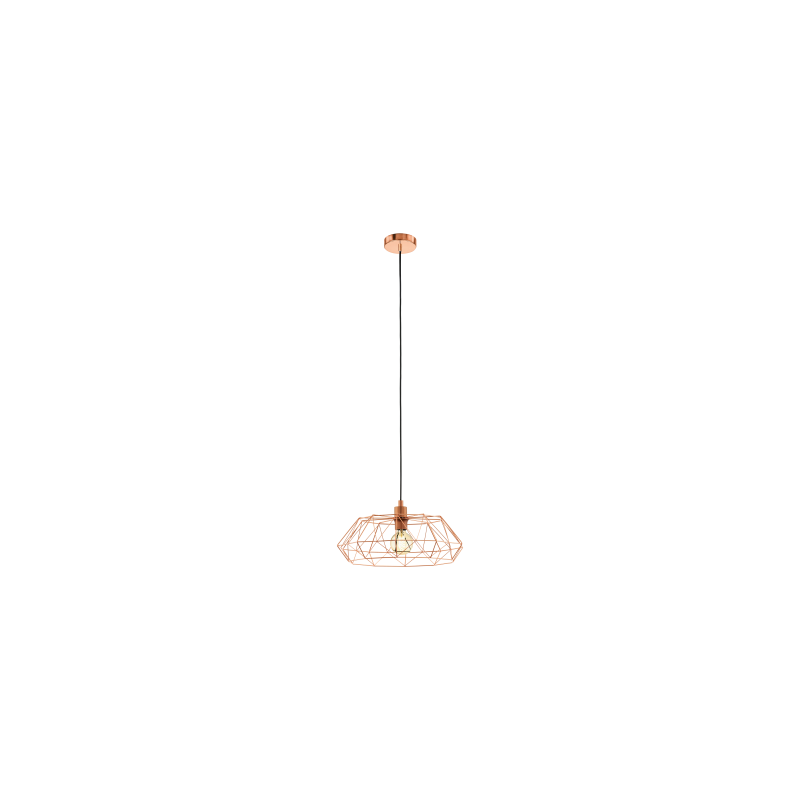 Candeeiro Suspenso EGLO Carlton 2 Cobre E27