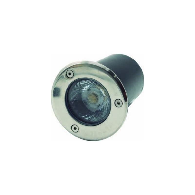 Uplight LED MAXLED Redondo Inox IP65 12W Luz Fria