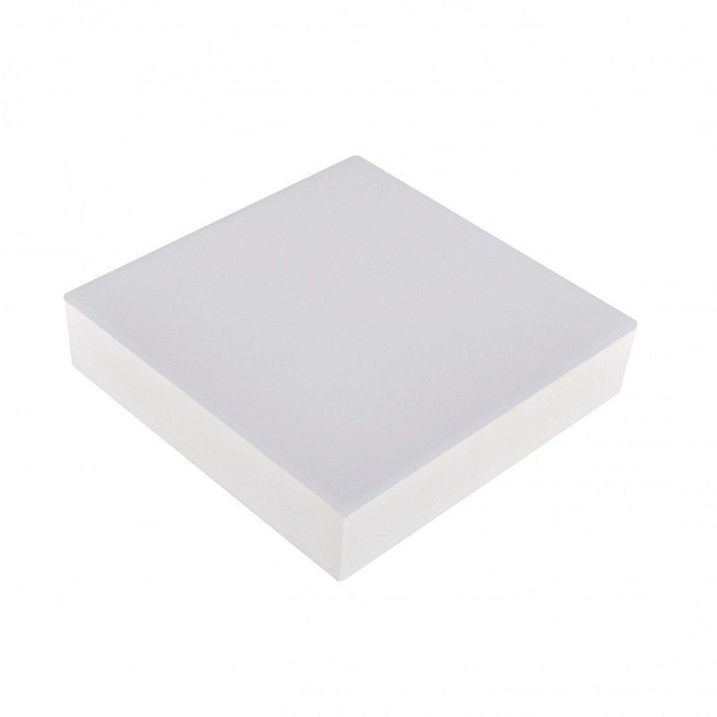 Painel LED Saliente s/ Aro LUXTAR 18W Quadrado Luz Natural (4000K)