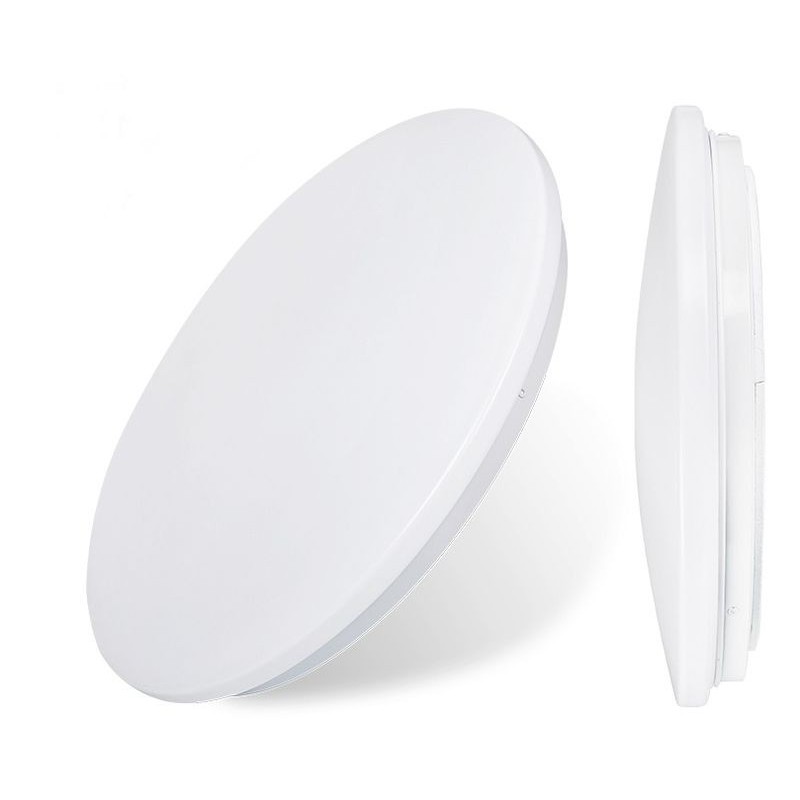 Plafon LED LUXTAR Slim 18W Redondo Branco Luz Natural (4000K)