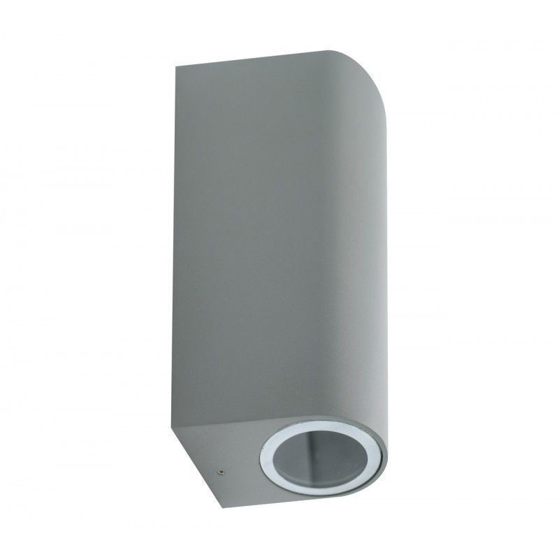 Aplique de Parede MAXLED Alumínio Cilíndrico Branco para 2x GU10