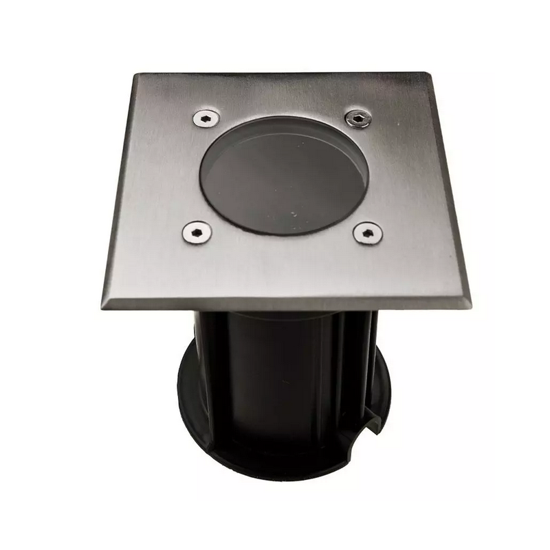 Uplight Inox V-TAC Quadrado para Lâmpada GU10 IP65