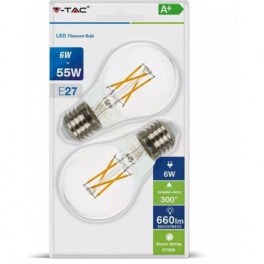 Lâmpada LED V-TAC E27 A60...