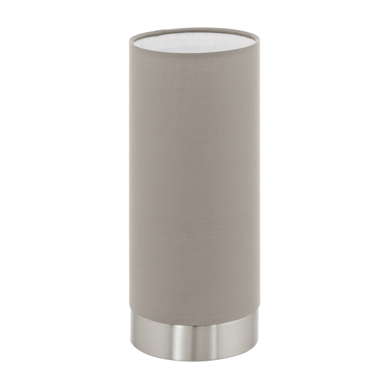 Candeeiro de Mesa EGLO Pasteri Taupe E27