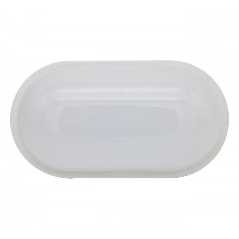 Aplique LED MAXLED Oval Branco 20W Luz Fria IP65 (6500K)