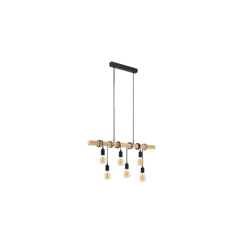 Candeeiro Suspenso EGLO Townshend 6X E27