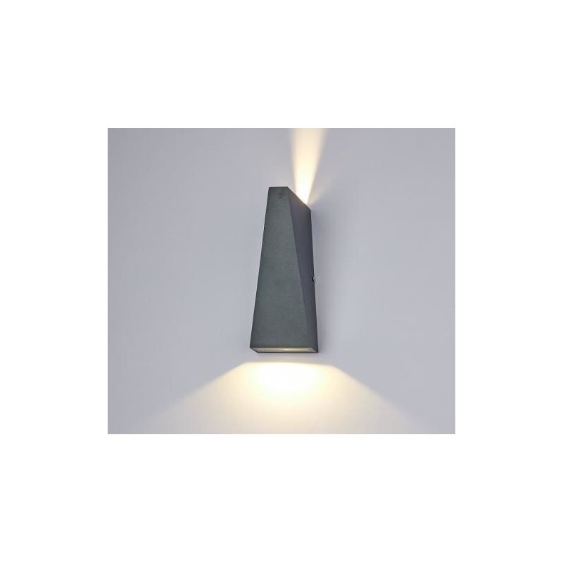 Aplique LED de Parede MLUX NORDIK Preto 10W 3000K