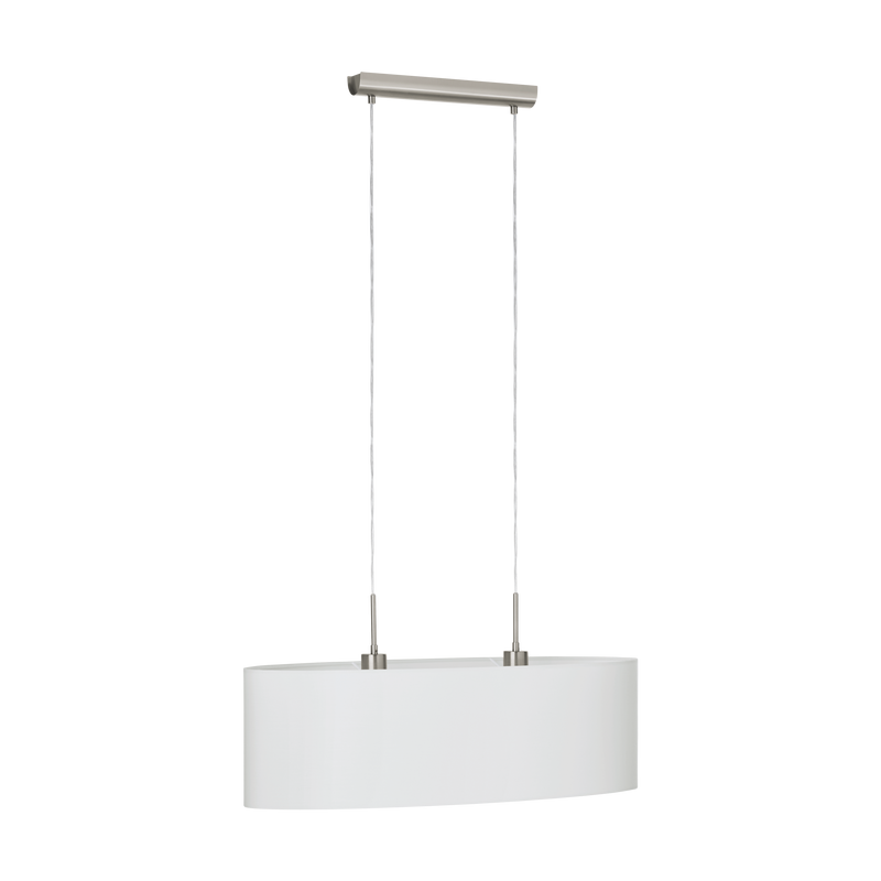 Candeeiro Suspenso EGLO Pasteri Branco 2x E27