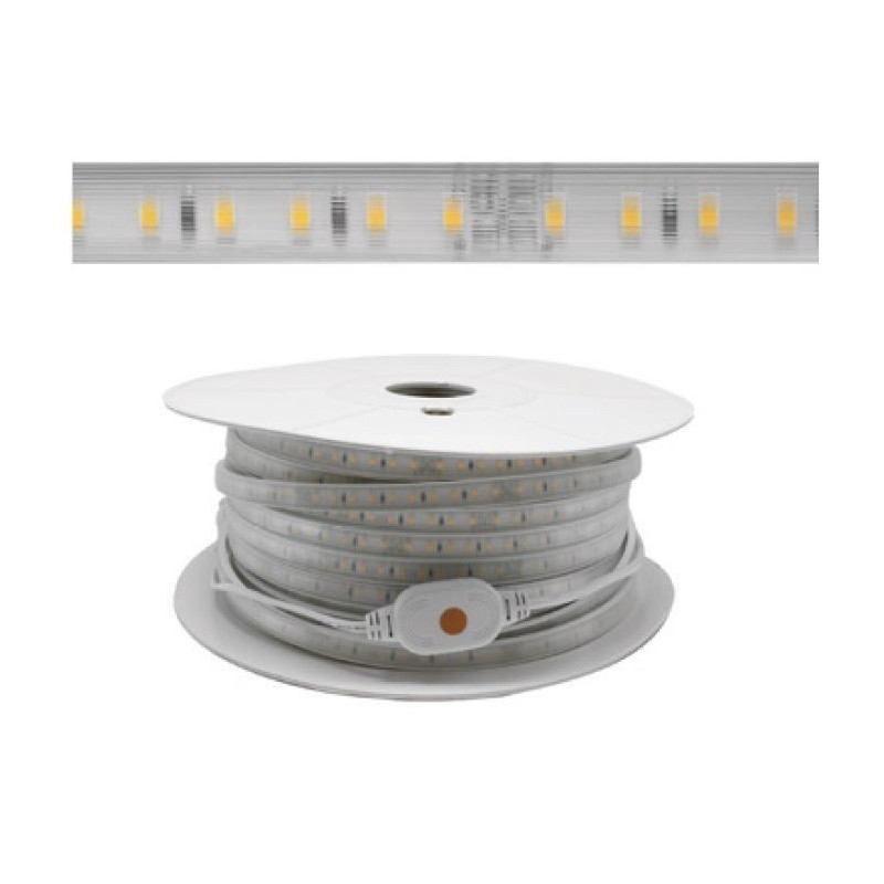 Fita LED 220V MAXLED 10W/m Luz Natural (4000K) 10mm 120x SMD 2835 (corte de 10 em 10cm) IP65 - 1m