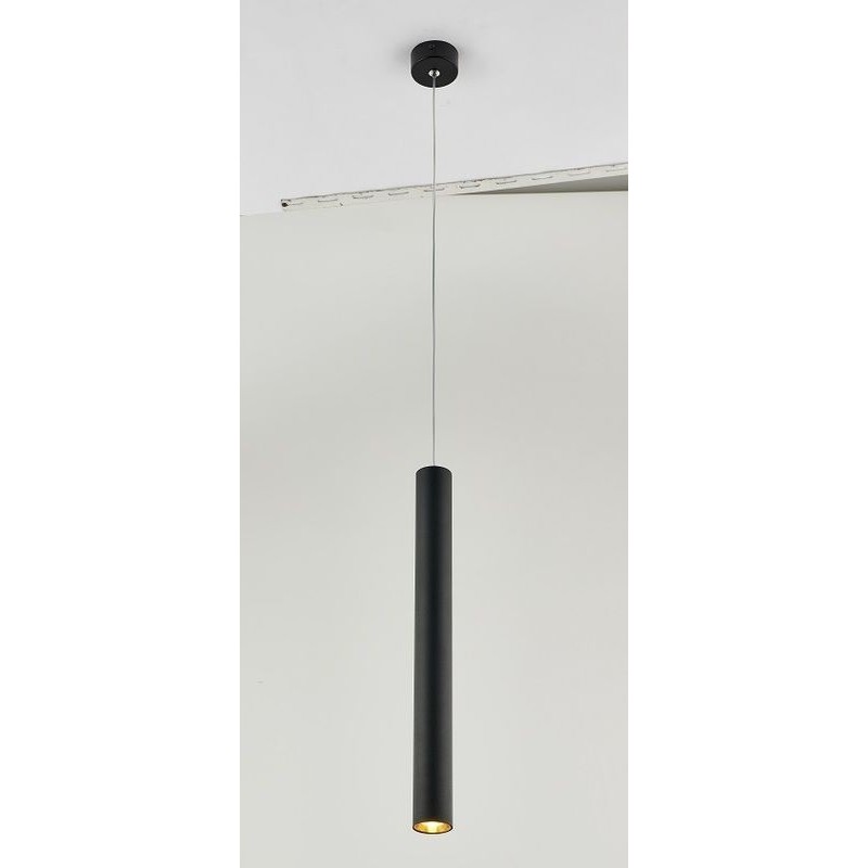 Candeeiro Suspenso MLUX PENCIL Preto 5W Luz Quente (3000K)