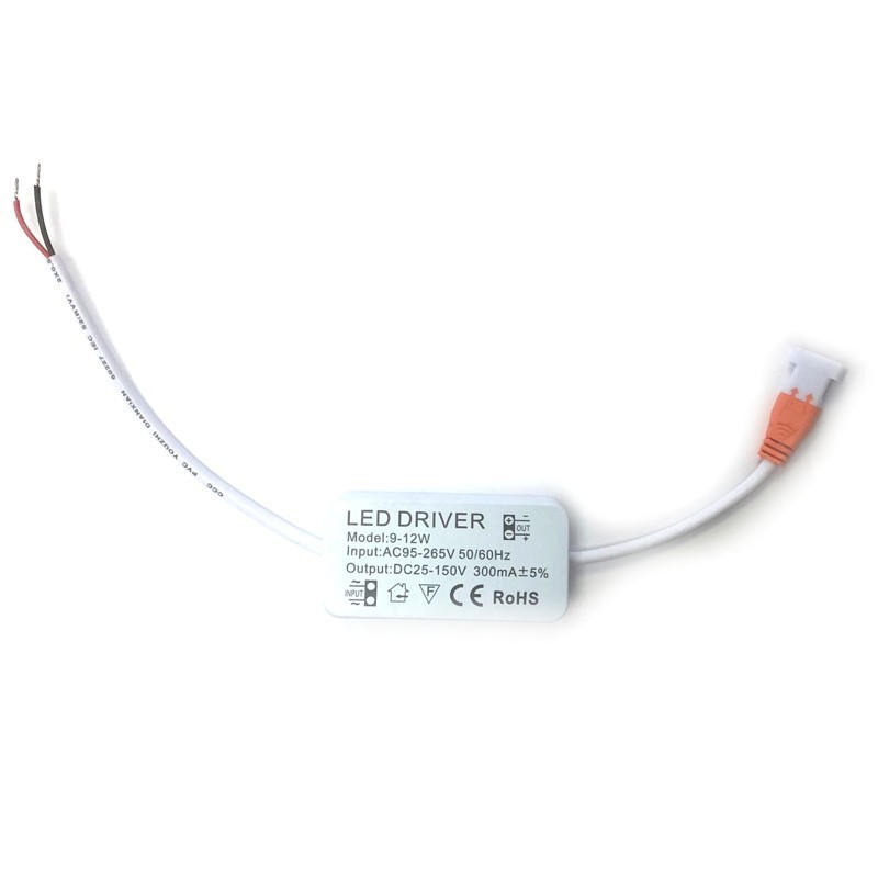 Driver Luselamp para Painel LED 12W (Ficha Achatada)