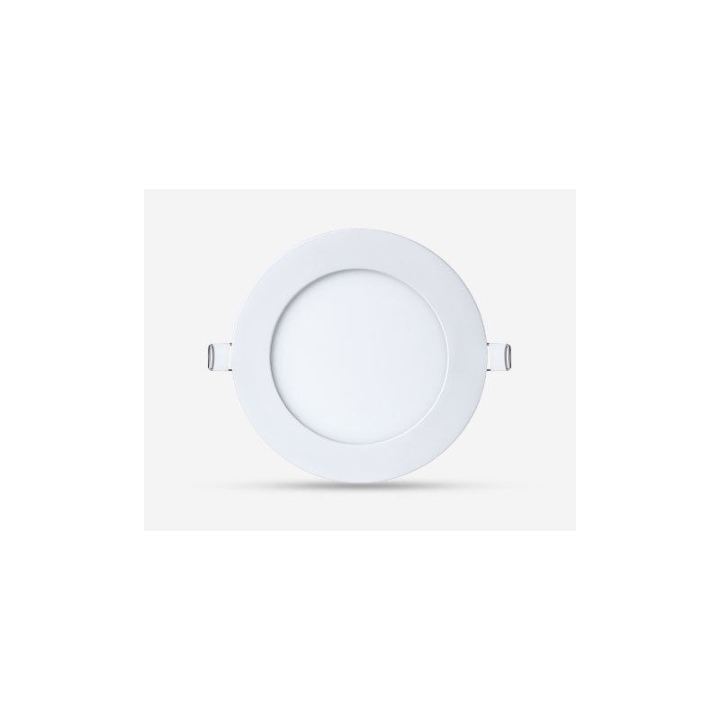 Painel LED ARON 6W Redondo Branco Luz Fria (6000K)