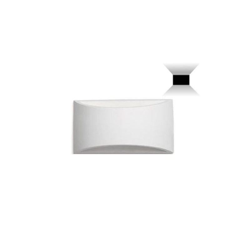 Aplique LED MAXLED Retangular Branco 5W Luz Natural (4000K) IP20