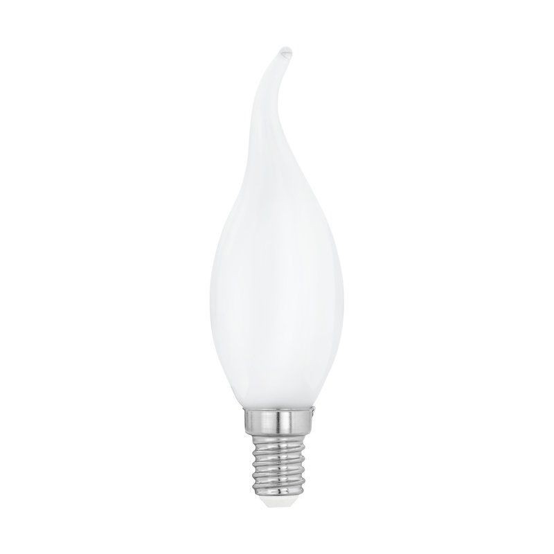 Lâmpada LED EGLO E14 Chama Pico Filamento Fosca 4W Luz Quente (2700K)