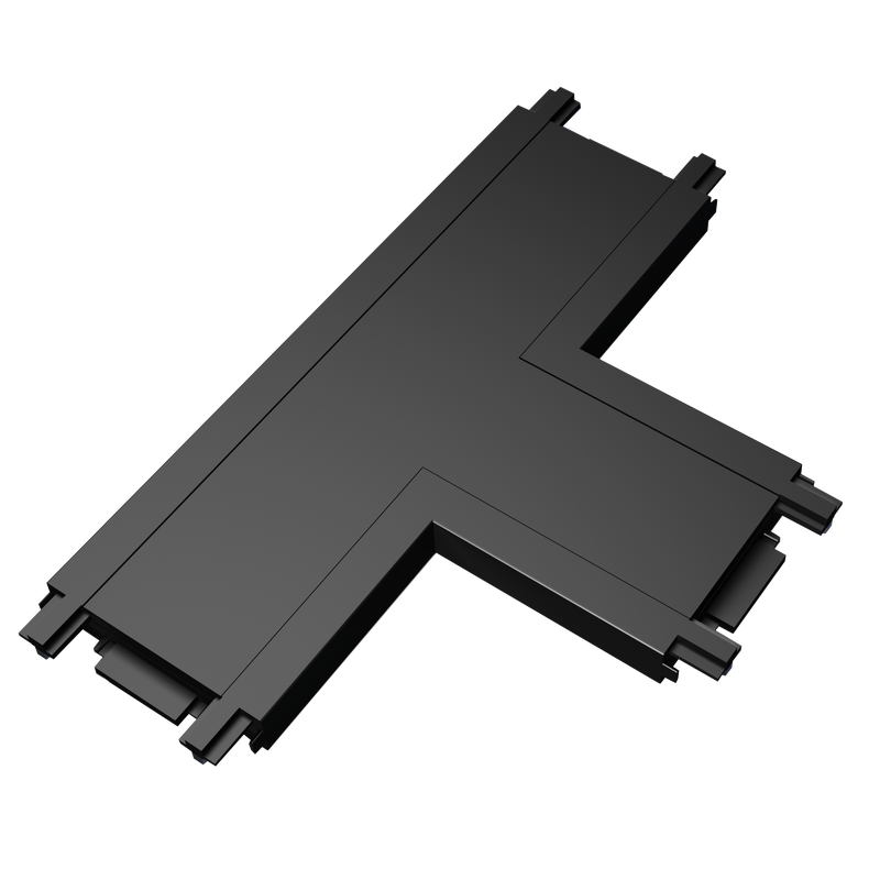 União Preta em "T" para Calha Magnética LUMIARQ 40V