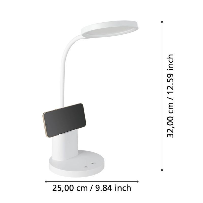 Candeeiro de Mesa EGLO BROLINI Branco 2,1W 2700K-6500K