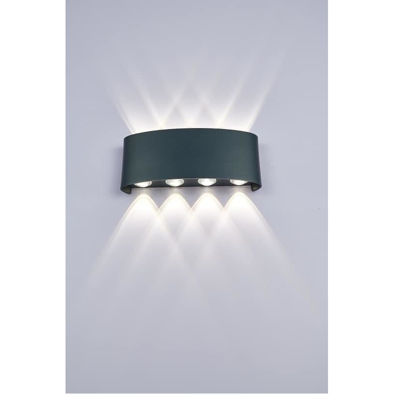 Aplique LED MLUX SINTAGMA Grafite 6000K 8W