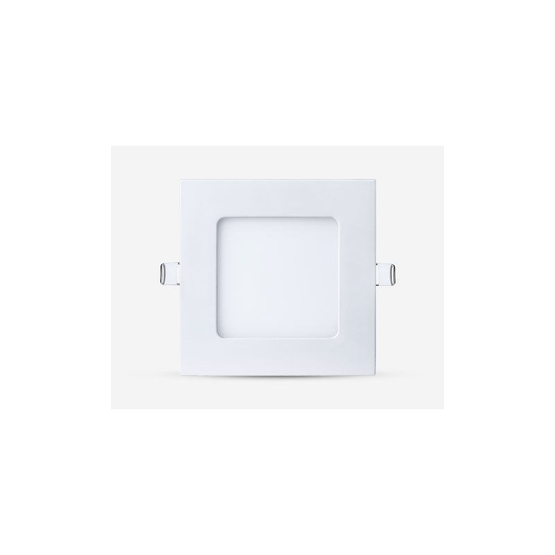 Painel LED ARON 3W Quadrado Branco Luz Quente (3000K)