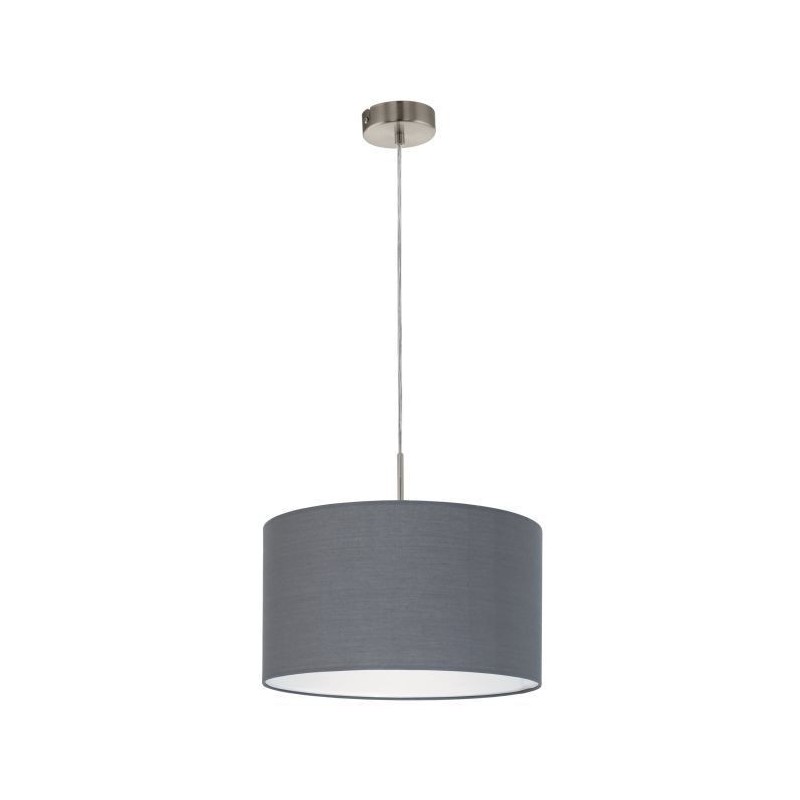 Candeeiro Suspenso EGLO Pasteri Ø 380 mm Cinza E27