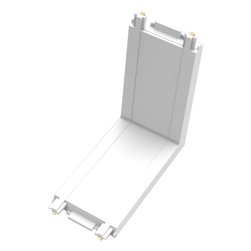 União de Canto 90º Branca para Calha Magnética LUMIARC 40V