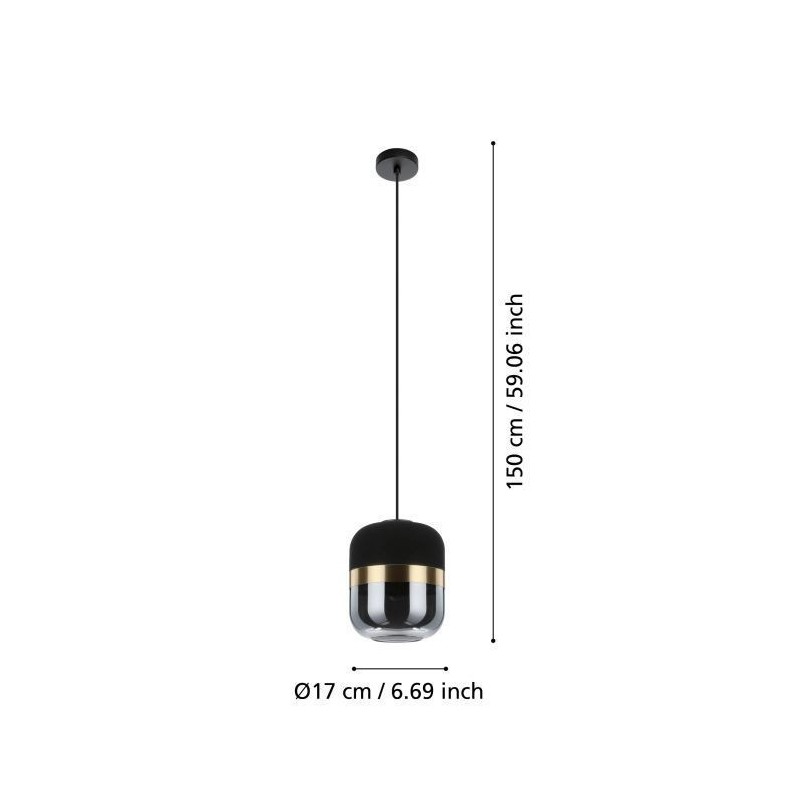 Candeeiro Suspenso EGLO SINSIGA E27