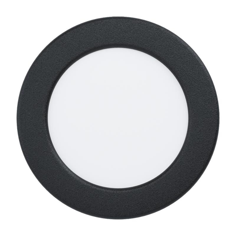 Painel LED EGLO Fueva 5 5.5W Redondo Preto Luz Natural (4000K)