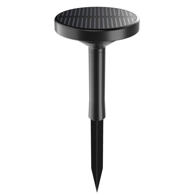 Aplique de Jardim LED Solar Preto MAXLED 1.1W CCT3 (3000K-6500K) IP65