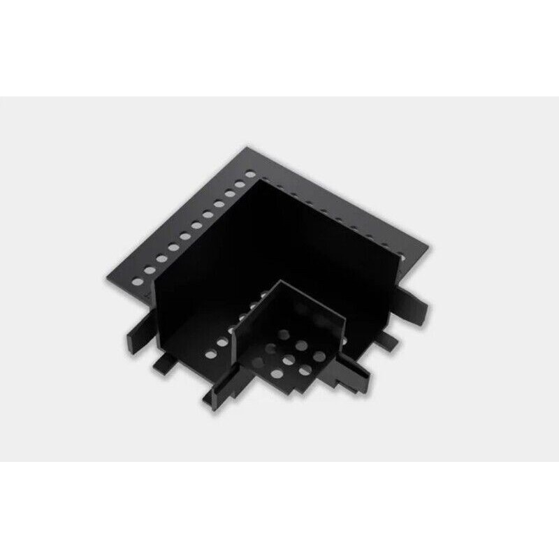 Curva de Encastrar Preta para Calha Magnética LUMIARQ 40V