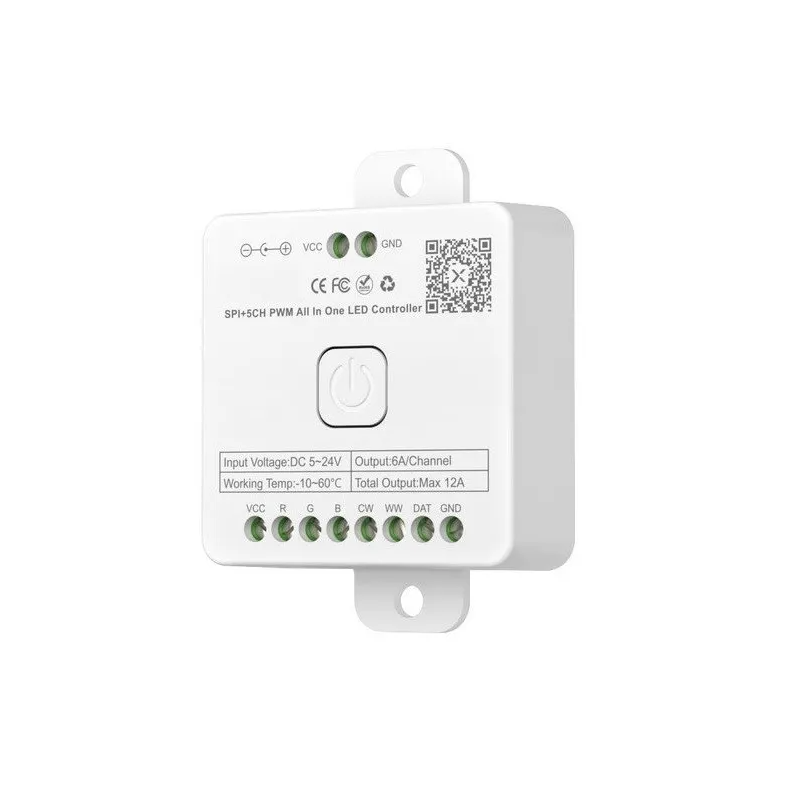 Controlador MAXLED para fita LED RGB+W SPI Digital