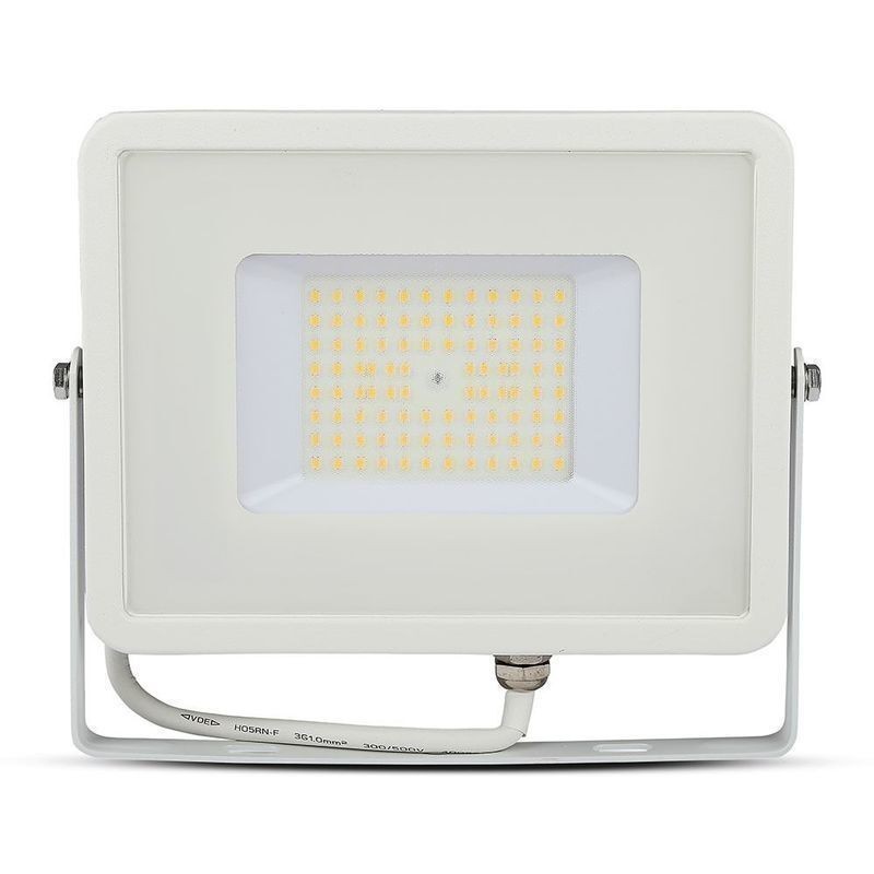 Projetor LED V-TAC PRO Slim SMD 50W Branco Luz Natural (4000K)