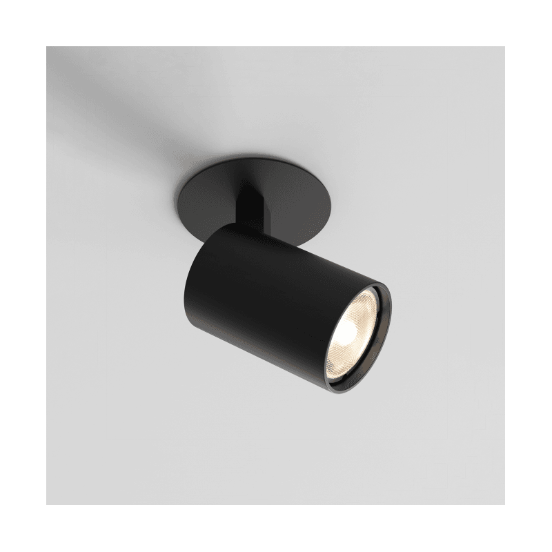 Projetor GU10 de Encastrar MAXLED Orientável Redondo Preto