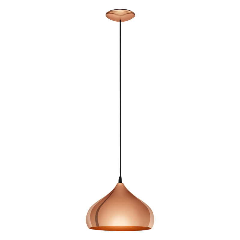 Candeeiro Suspenso EGLO HAPTON Aço Cobre E27