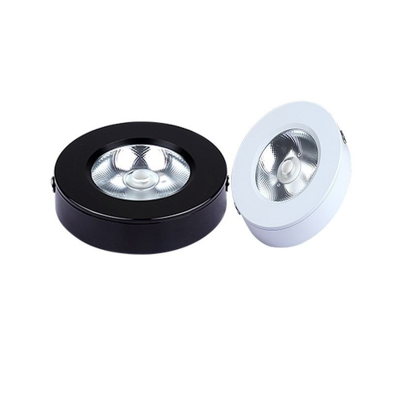 Spot LED Saliente Luselamp 5W Redondo Branco Luz Quente (3000K)