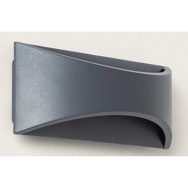 Aplique LED de Parede MAXLED Retangular Antracite 7W CCT3 400lm IP54