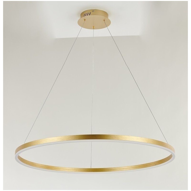 Candeeiro ORBITA 1 ANEL 60cm Dourado 3000K 35W 3850lm LED MLUX