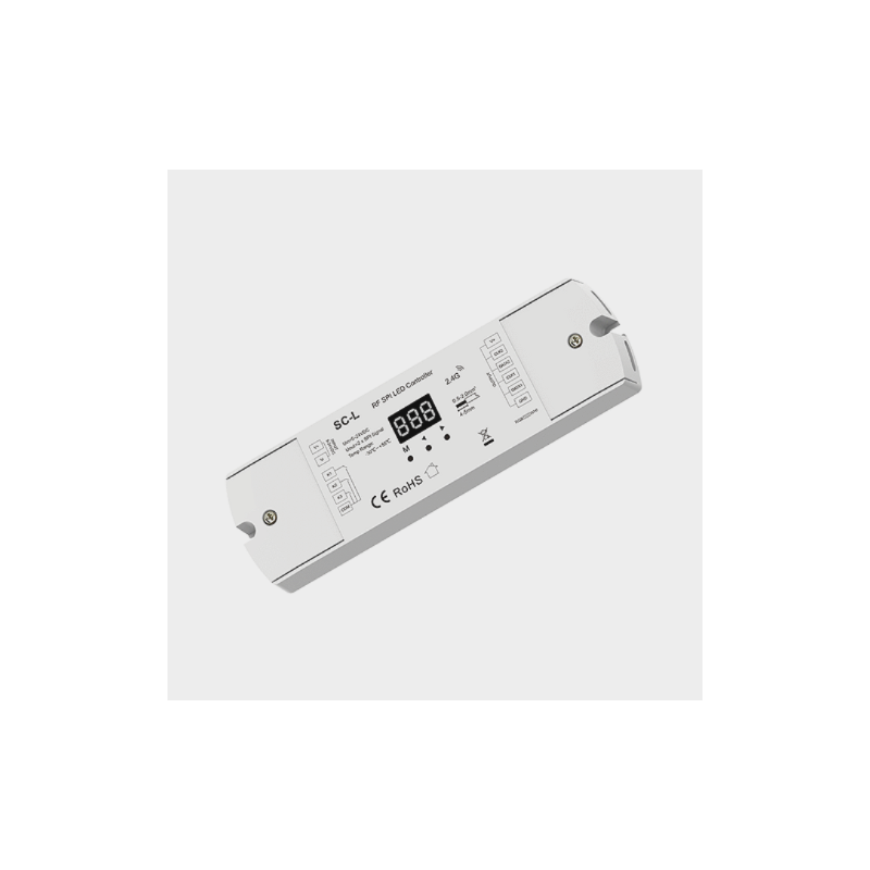 Controlador MAXLED para Fita LED SPI Digital RF 2.4Ghz + Push Switch