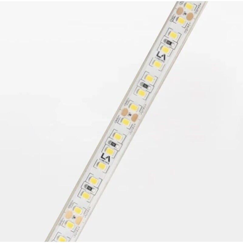Fita LED 5M LUMIARQ PRO 24V 20W/m 140x SMD 2835 IP65 Luz Quente (2700K)