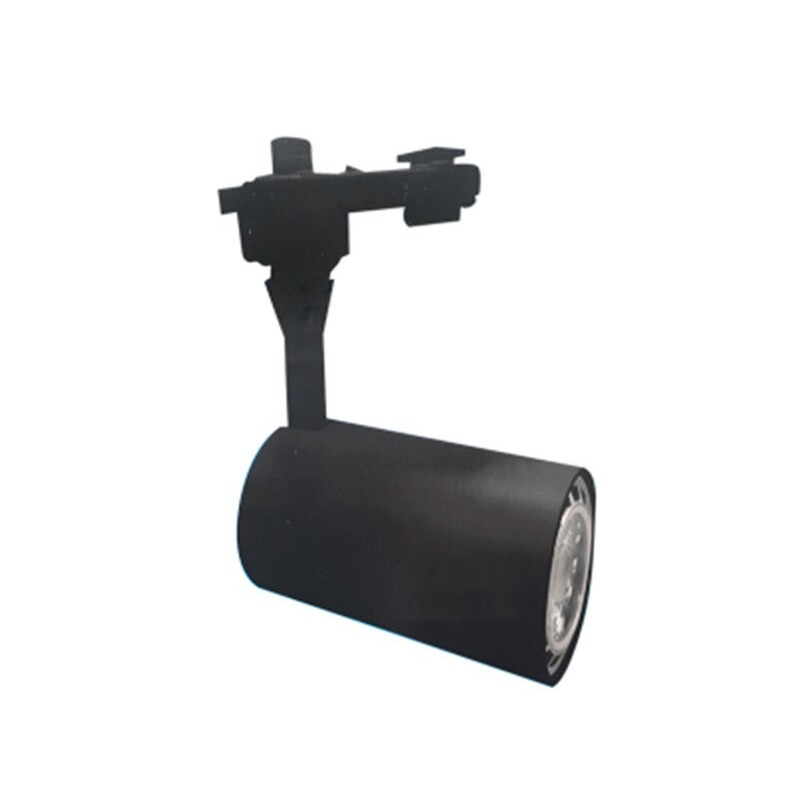 Projetor Luselamp GU10 Preto para Calha Monofásica