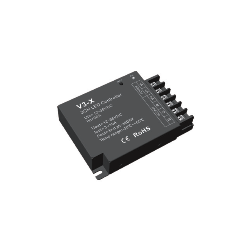 Controlador RF MAXLED para Fita RGBW 12-24V DC 8A/CH